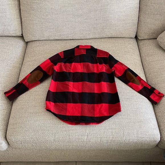 New Boys CrewCuts ( J. Crew) Flannel Button up Size 6-7 - Picture 4 of 9